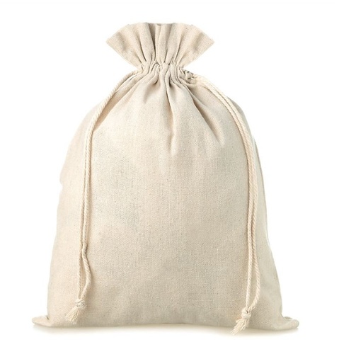 Bolsa exterior de Lino natural para urnas grandes 35 x 50cm.